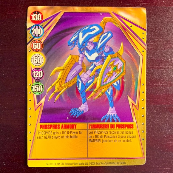 sega toys Toys Bakugan Card Phosphos Armory Poshmark